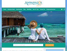 Tablet Screenshot of myambassadortravel.com